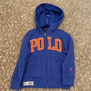 Ralph Lauren Hoodie with zipper/hood- Toddler Size 3T